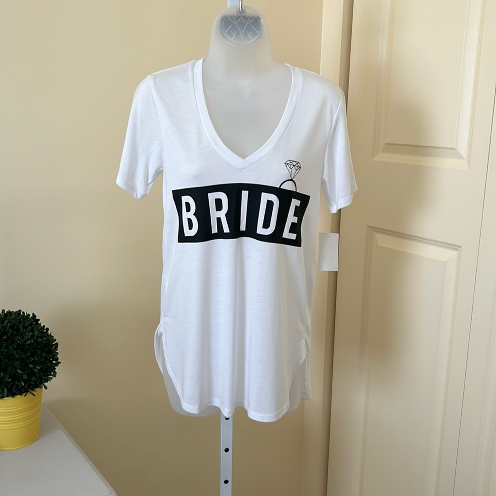 V-Neck BRIDE Tee